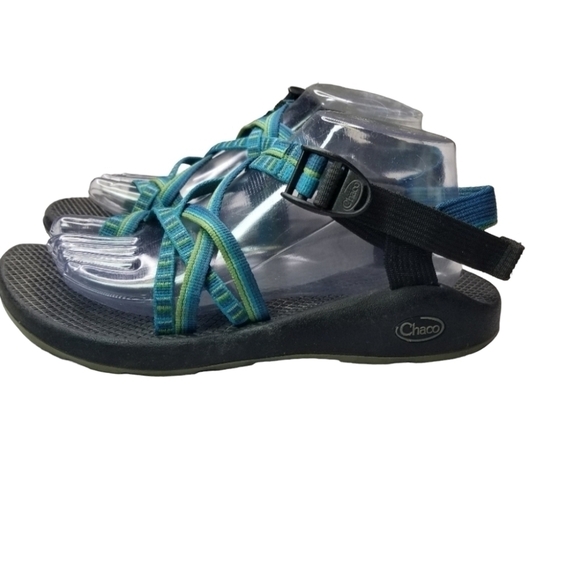 Chaco zx yampa fresh teal toe loop sandals - Picture 1 of 12